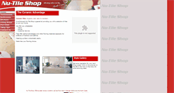 Desktop Screenshot of nutile.co.za